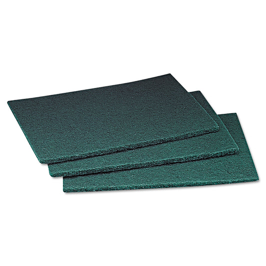 MMM08293 Commercial Scouring Pad 96, 6 x 9, Green, 20 Pads/Box, 3 Boxes/Carton