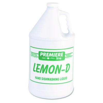 KESLEMOND Lemon-D Dishwashing Liquid, Lemon, 1 gal Bottle, 4/Carton KESS INDUSTRIAL PROD.
