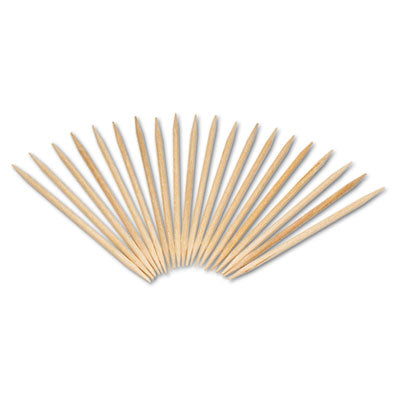 RPPR820 Round Wood Toothpicks, 2.5", Natural, 800/Box, 24 Boxes/Case, 5 Cases/Carton