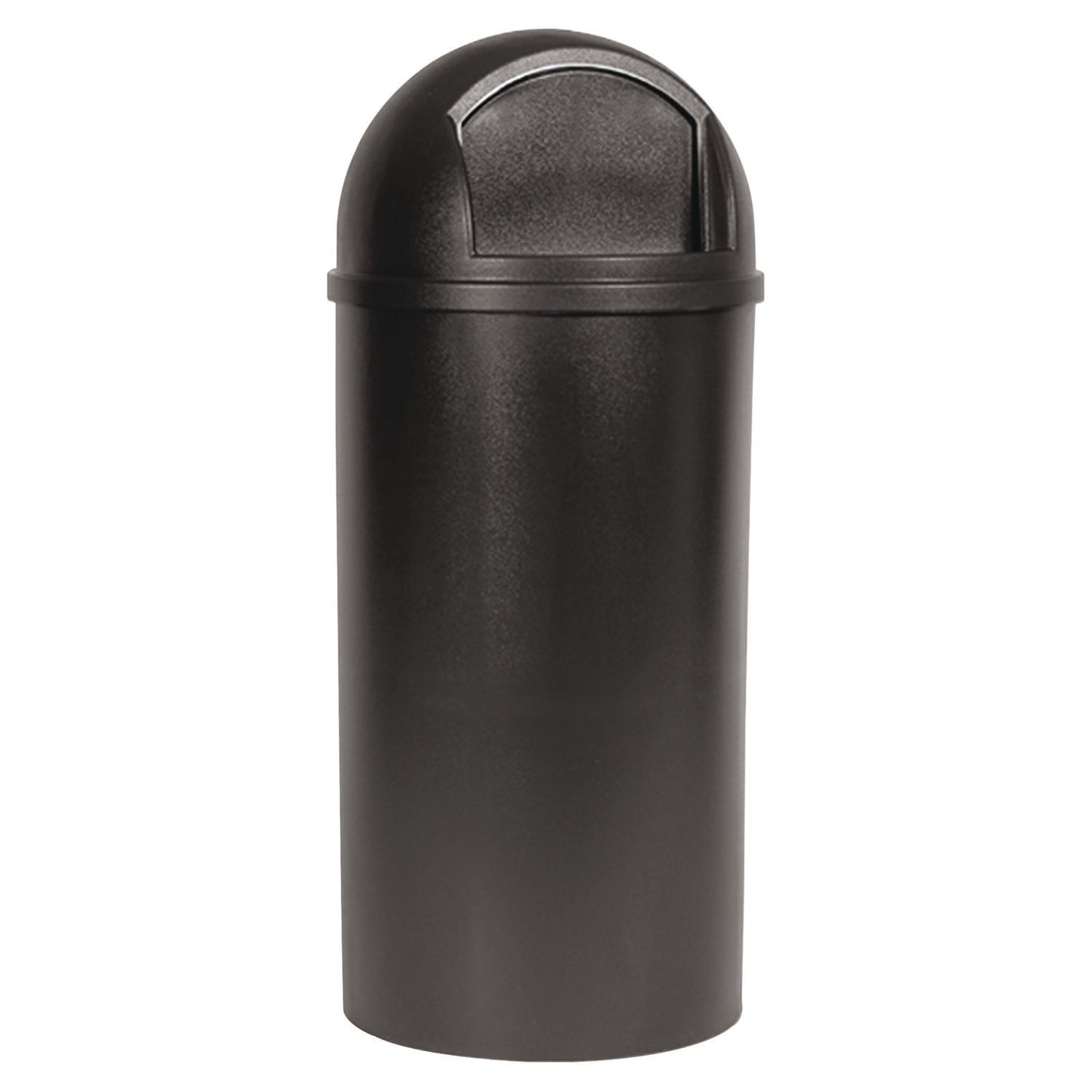 RCP816088BRO Marshal Classic Container, 15 gal, Plastic, Brown