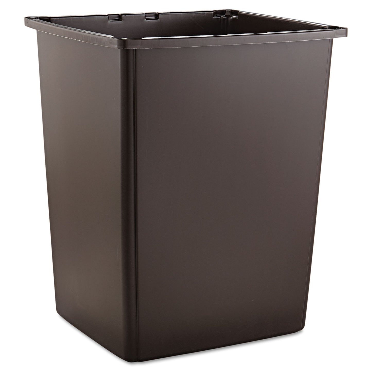 RCP256BBRO Glutton Container, 56 gal, Plastic, Brown