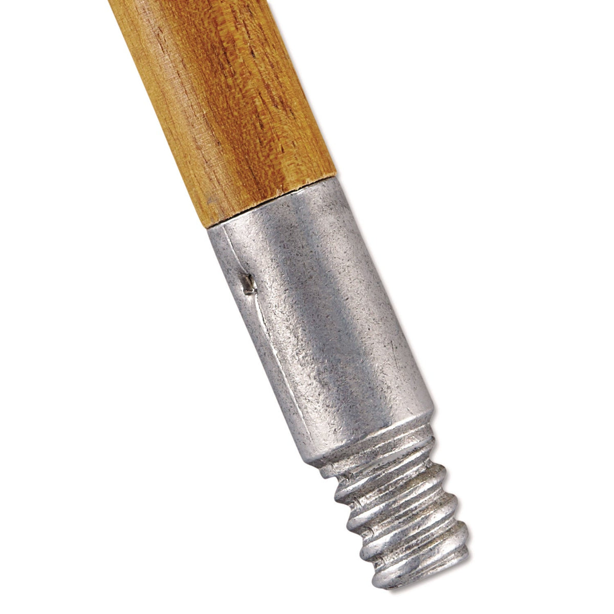 RCP6364 Lacquered-Wood Threaded-Tip Broom/Sweep Handle, 0.94