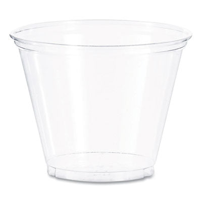 DCCTP9R Ultra Clear PET Cups, Squat, 9 oz, Plastic, 50/Bag, 20 Bags/Carton