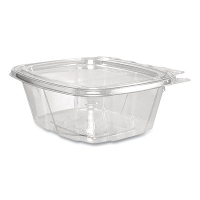 DCCCH16DEF ClearPac SafeSeal Tamper-Resistant/Evident Containers, Flat Lid, 16 oz, Clear, Plastic, 100/Bag, 2 Bags/Carton