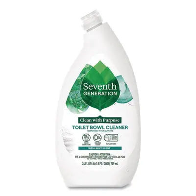 SEV45166EA Toilet Bowl Cleaner, Fresh Mint Scent, 24 oz Bottle SEVENTH GENERATION
