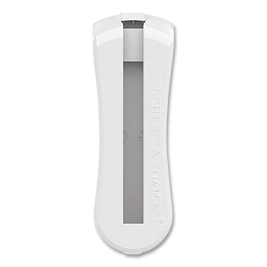 GIS100320 Pure by Gloss and Guild+Pepper ABS Mini Bracket - Screw Mount, 1.25 x 0.84 x 3.65, White, 48/Carton