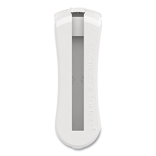 GIS100321 Pure by Gloss and Guild+Pepper ABS Mini Bracket - Tape Mount, 1.25 x 0.84 x 3.65. White, 48/Carton