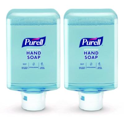 GOJ838202CT Antimicrobial Foaming Hand Soap Refill, For ES10 Dispensers, Plum Scent, 1,200 mL, 2/Carton