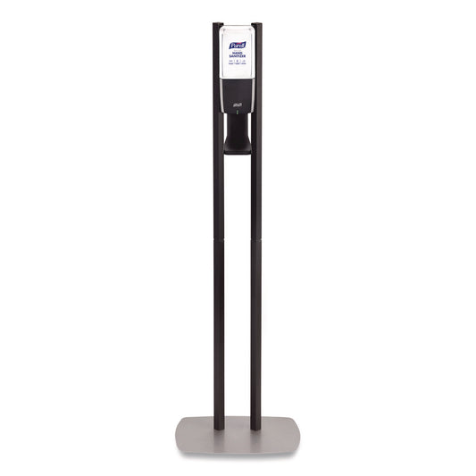 GOJ8214DS ES10 Dispenser Floor Stand with Automatic Hand Sanitizer Dispenser, 15.56 x 11.75 x 51.82, Graphite