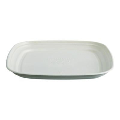 ECOEPSCTRS14NFA Regalia Renewable Sugarcane Tray, 9.06 x 14.37, White, Sugarcane, 100/Carton