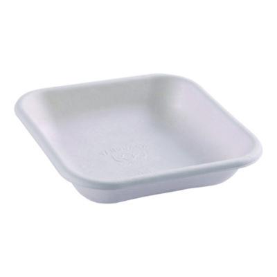 ECOEPSCS5NFA Vanguard Worldview Renewable and Compostable Sugarcane Takeout Containers, 9.9 oz, 5 x 5 x 1, White, 800/Carton