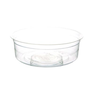 ECOEPRDP8 Renewable and Compostable Round Deli Containers, 8 oz, Clear, Plastic, 50/Pack, 10 Packs/Carton