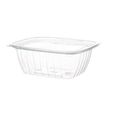 ECOEPRC32 Renewable and Compostable Rectangular Deli Containers, 32 oz, 7.5 x 6.5 x 3, Clear, Plastic, 50/Pack, 4 Packs/Carton