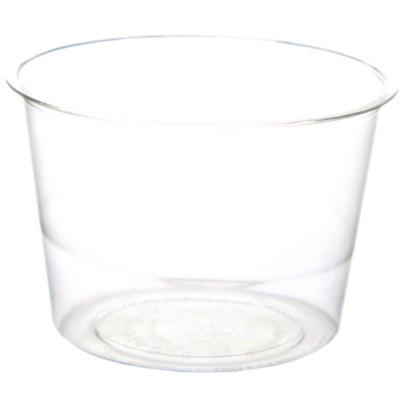 ECOEPPC400 Renewable and Compostable Portion Cups, 4 oz, Plastic, Clear, 100/Pack, 20 Packs/Carton