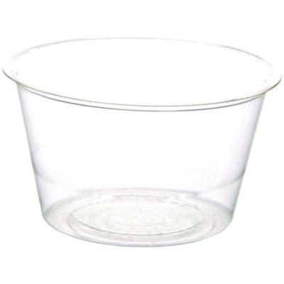 ECOEPPC300 Renewable and Compostable Portion Cups, 3 oz, Plastic, Clear, 100/Pack, 20 Packs/Carton