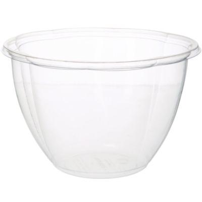 ECOEPSB48BASE Salad Bowls, 48 oz, 6.69" Diameter x 4.38" h, Clear, Plastic, 300/Carton