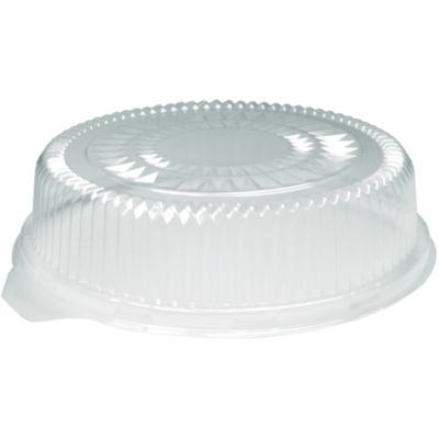 HFA4012DL Plastic Dome Lids, Embossed, Fits 4012/4013, 12" Diameter, Clear, 25/Carton