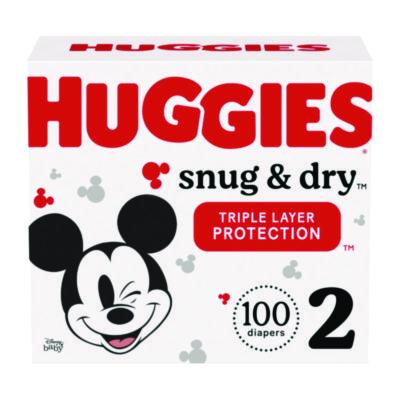KCM56433 Snug and Dry Diapers, Size 2, 12 lbs to 18 lbs, 116/Carton KIMBERLY CLARK