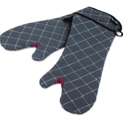 SJM800FG17BK Bestguard Oven Mitt, 17", WebGuard Plus Fabric, Black, Pair