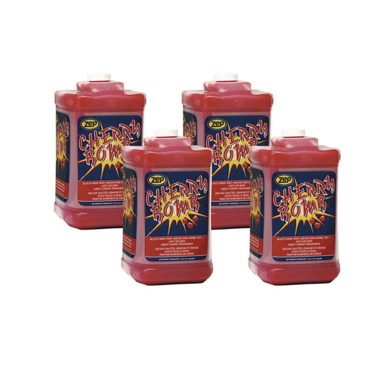 ZPE95124 Cherry Bomb Hand Cleaner Refill, Cherry Scent, 1 gal, 4/Carton Zep