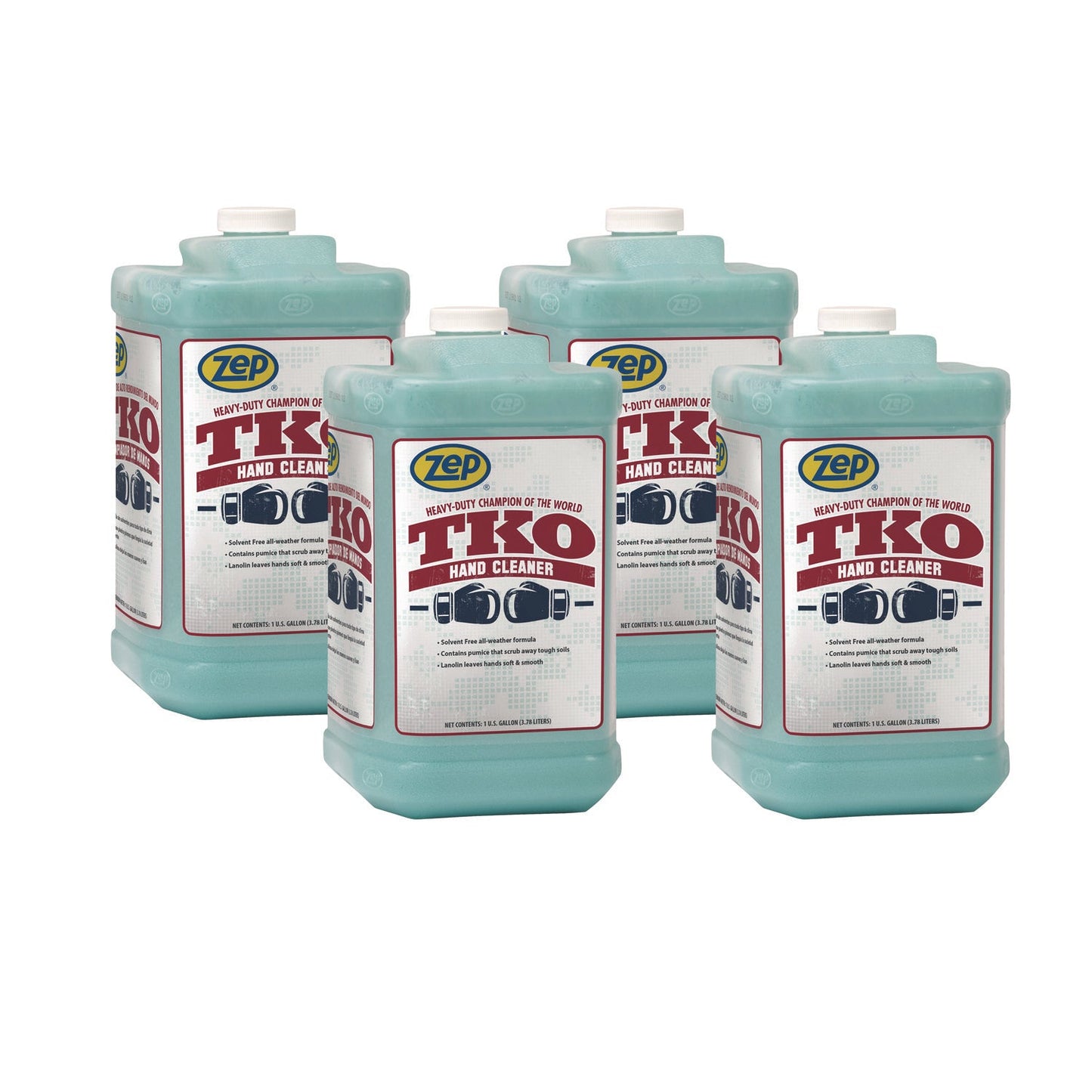 ZPER54824 TKO Hand Cleaner Refill, Lemon Lime Scent, 1 gal, 4/Carton Zep