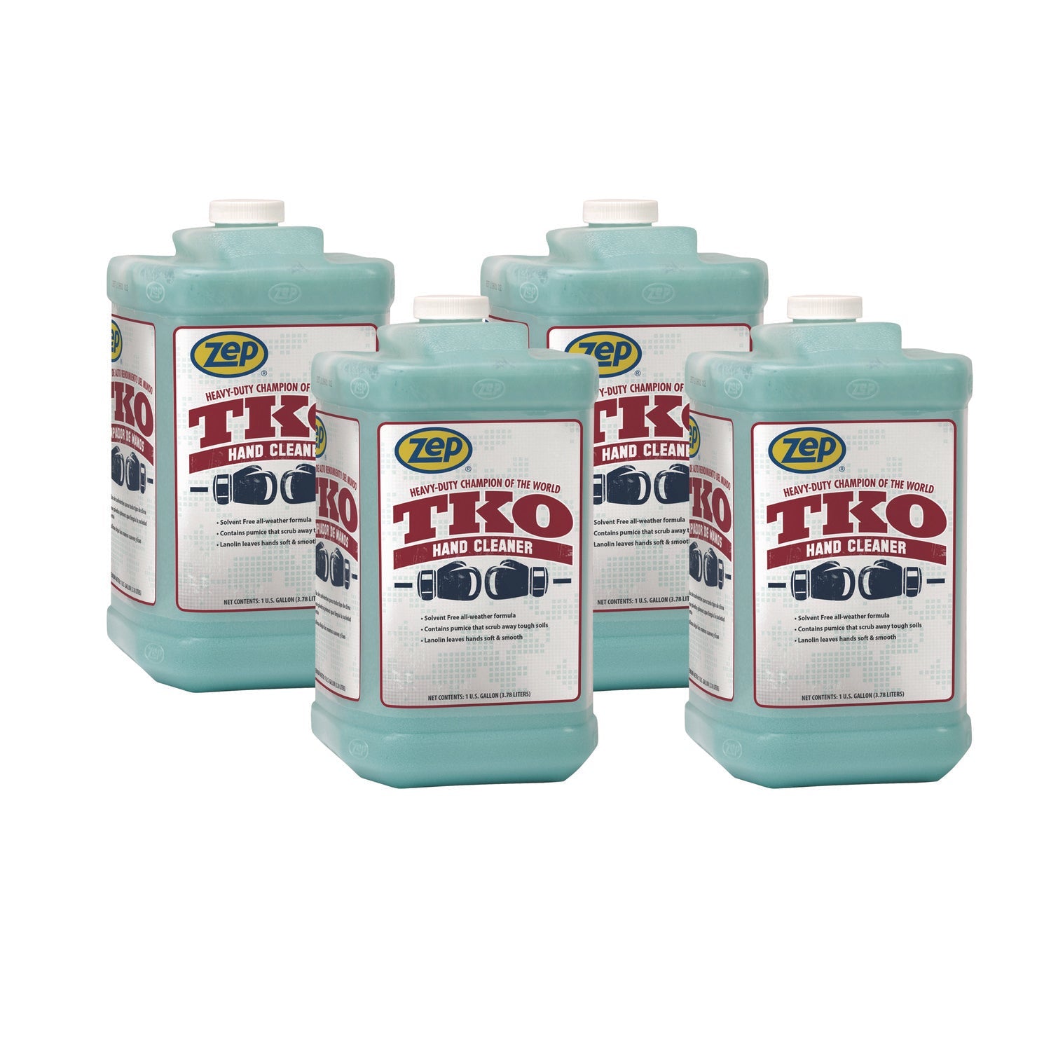ZPER54824 TKO Hand Cleaner Refill, Lemon Lime Scent, 1 gal, 4/Carton Zep