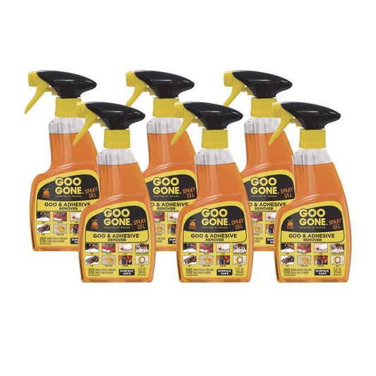 WMN2096 Spray Gel Cleaner, Citrus Scent, 12 Oz Spray Bottle, 6/carton Goo Gone