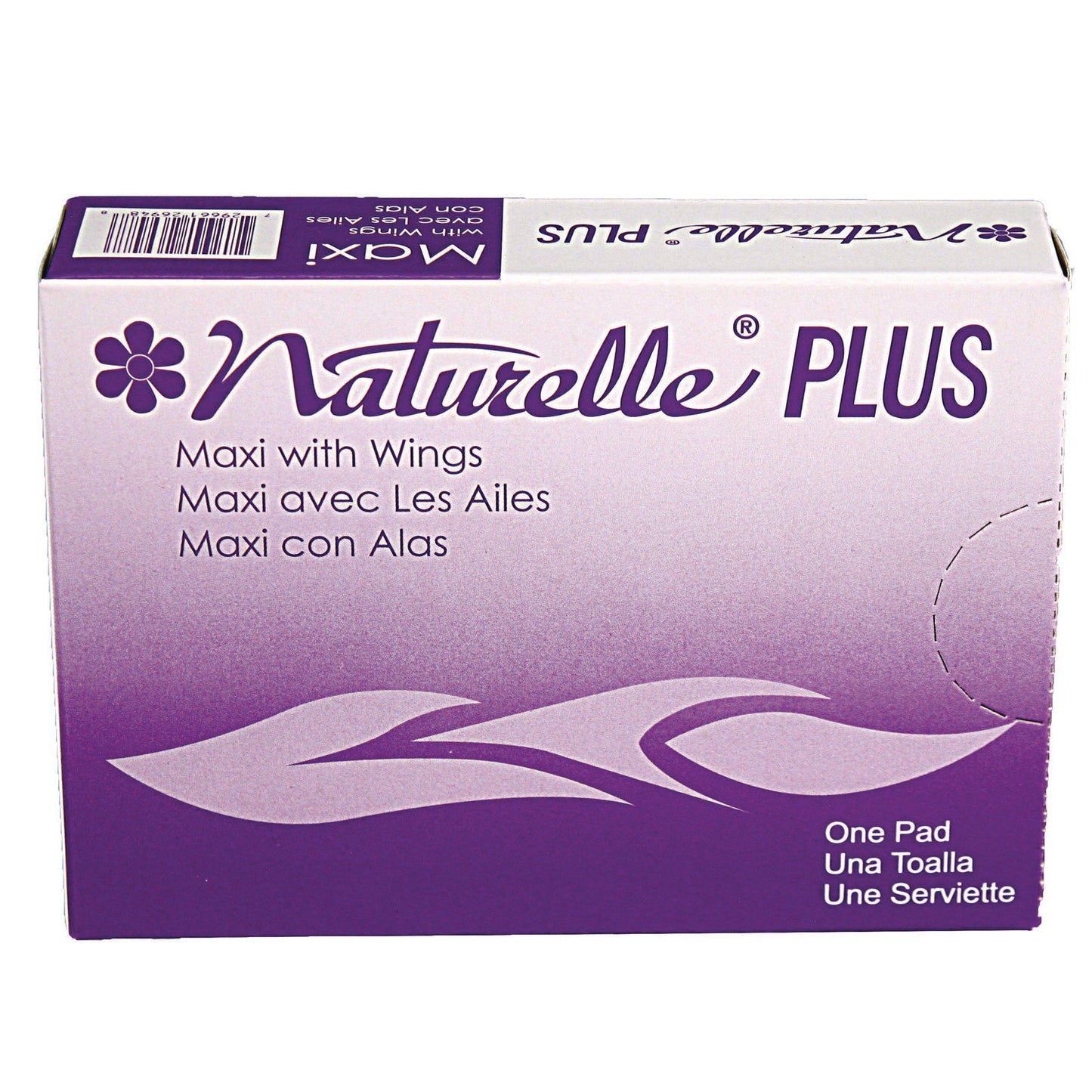 IMP25189973 Naturelle Maxi Pads Plus, #4 With Wings, 250 Individually Wrapped/carton