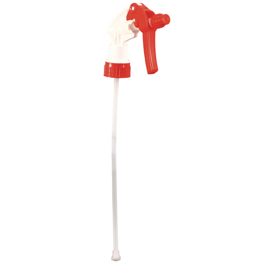 IMP59062491 General Purpose Trigger Sprayer, 9.88" Tube, Fits 32 Oz Bottles, Red/white, 24/carton