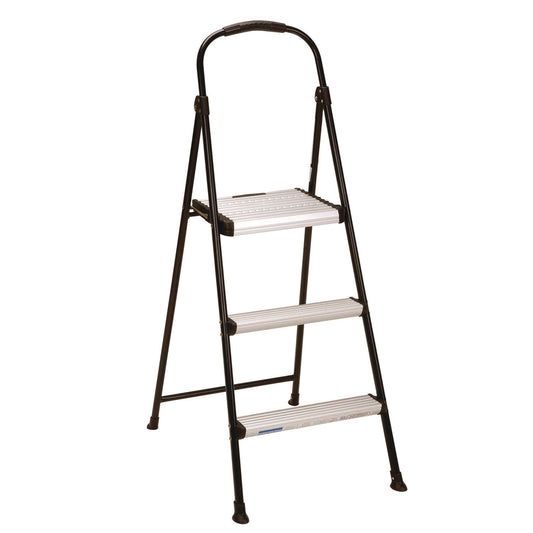 CSC11425ABK1E 3-Step Stepstool, 250 lb, 28.75