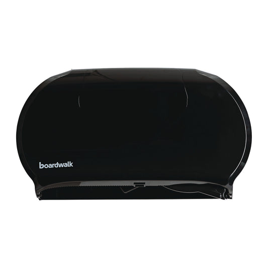 BWK1529 Jumbo Twin Toilet Tissue Dispenser, 20.25 x 6 x 12.25, Black