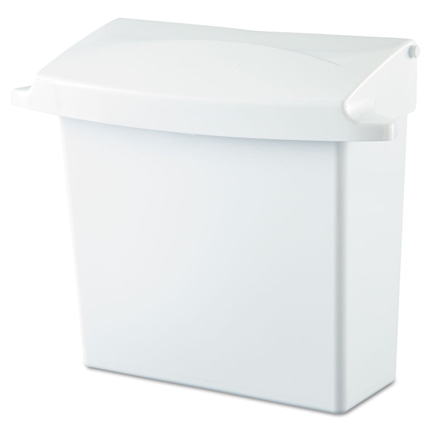 RCP614000 Sanitary Napkin Receptacle with Rigid Liner, Plastic, White RUBBERMAID COMMERCIAL PROD.