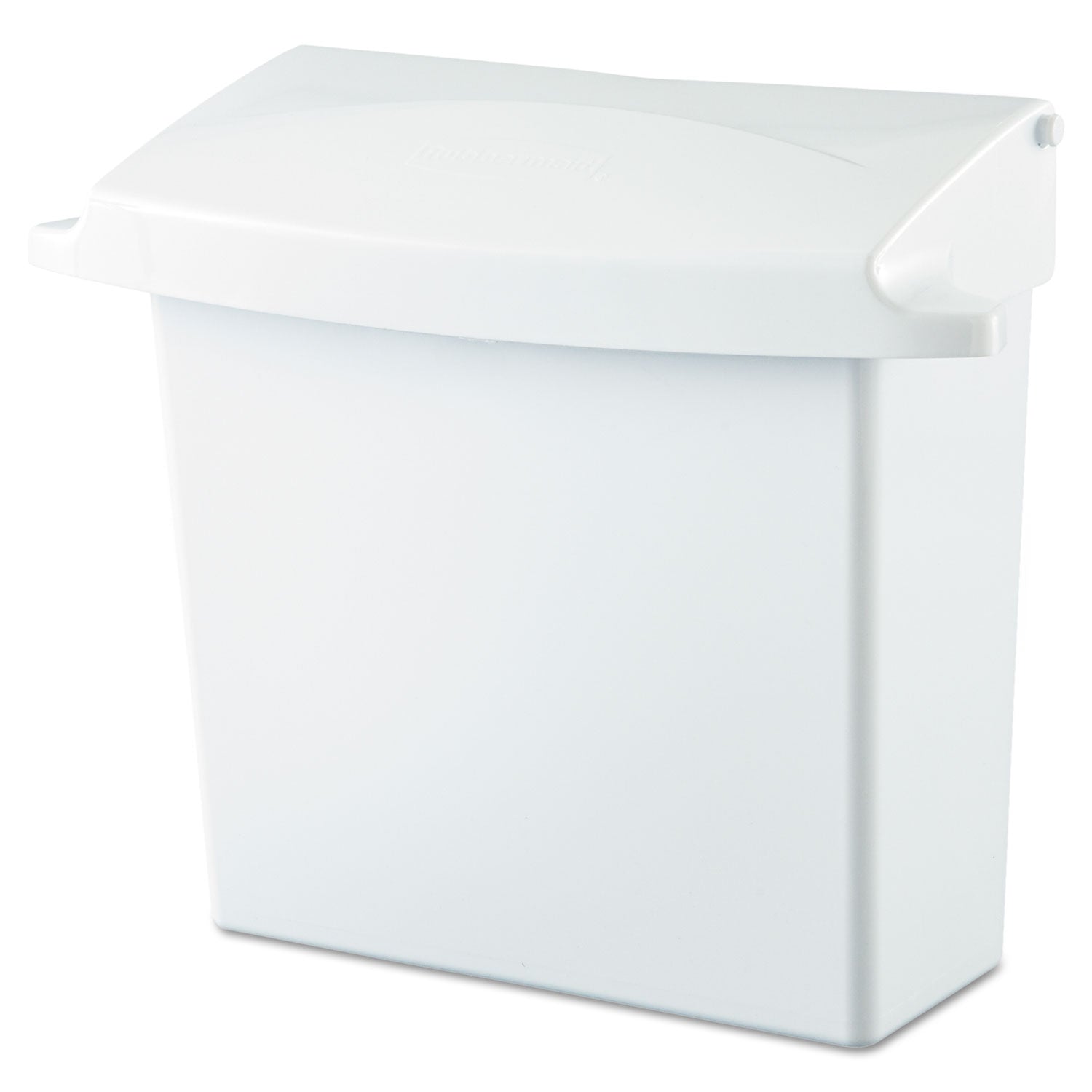 RCP614000 Sanitary Napkin Receptacle with Rigid Liner, Plastic, White RUBBERMAID COMMERCIAL PROD.