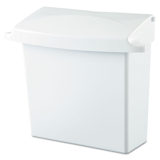 RCP614000 Sanitary Napkin Receptacle with Rigid Liner, Plastic, White