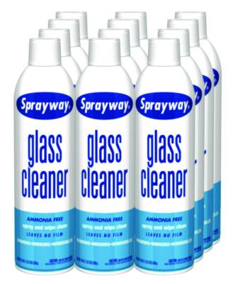 CGCSW050 Glass Cleaner, 19 oz Aerosol Spray, 12/Carton PLZ CORP