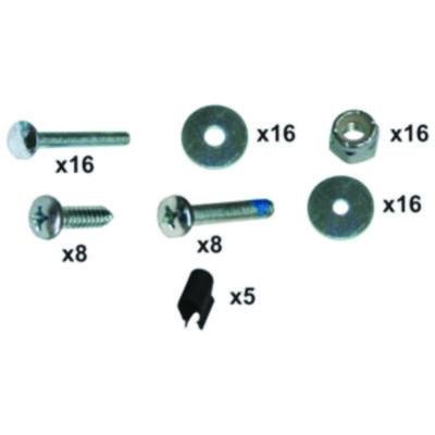 SGS6189L1 Hardware Kit for Rubbermaid Full Size Housekeeping Carts, Metal, Gray