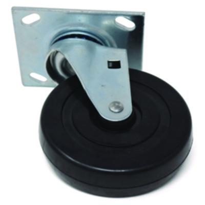 SGSFG4402L10000 5-Inch Swivel Plate Caster, Black