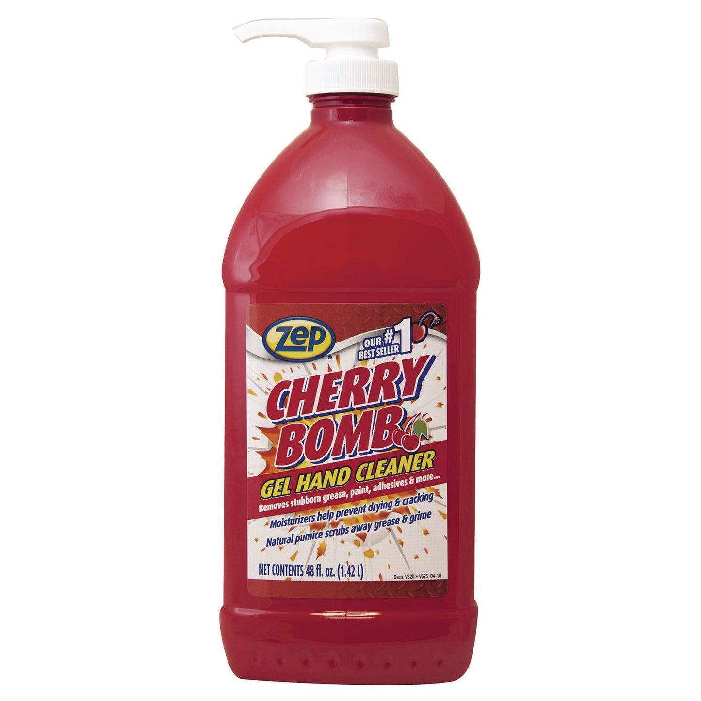 ZPEZUCBHC484EA Cherry Bomb Gel Hand Cleaner, Cherry Scent, 48 oz