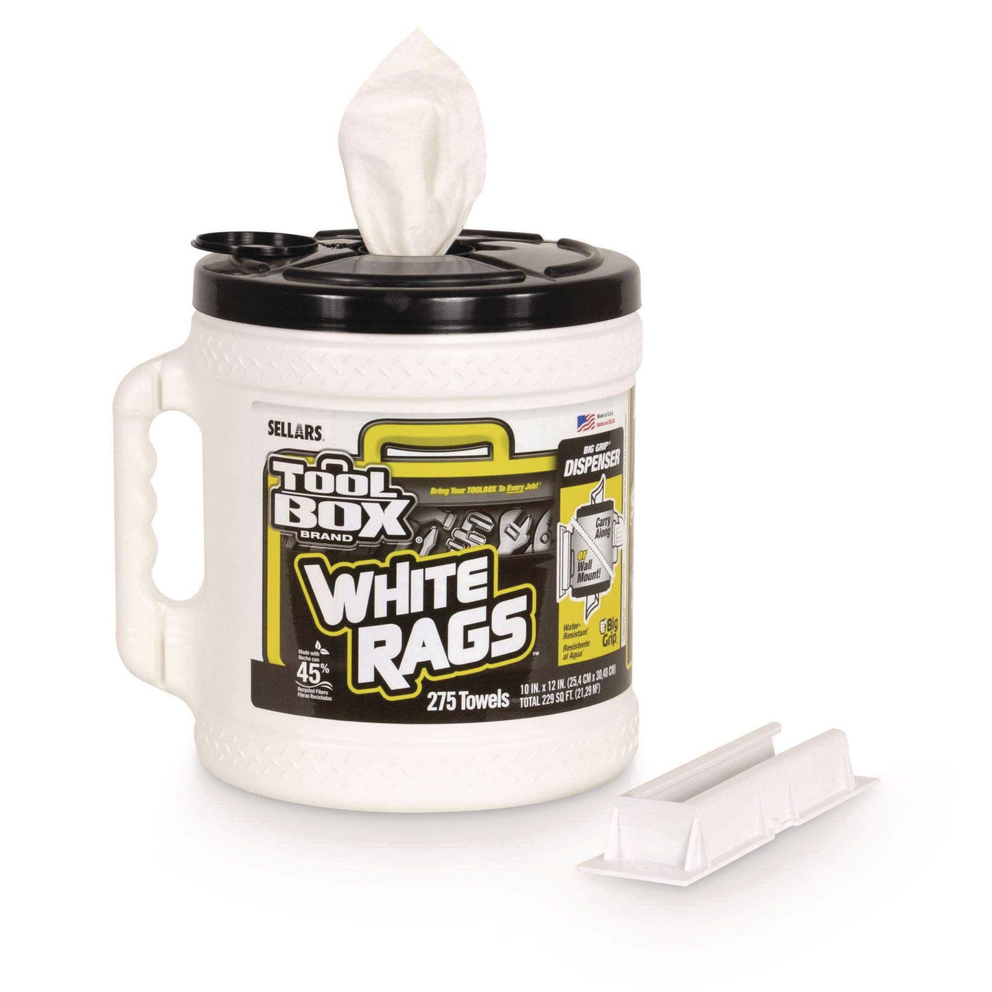 SLR20420 Z300 Wipers Big Grip Dispenser, 1-Ply, 10 x 12, White, 2/Carton