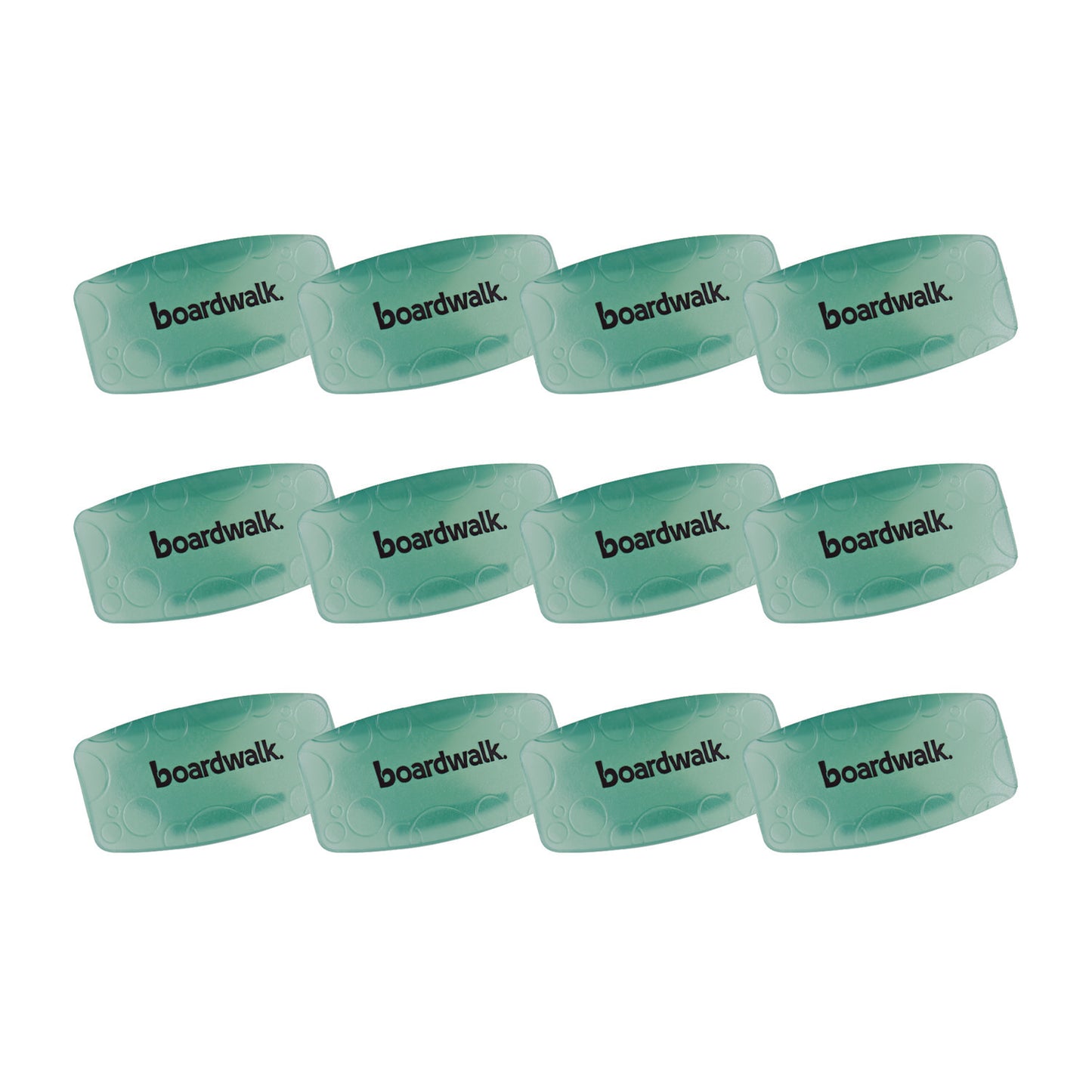 BWKCLIPCME Toilet Bowl Clip, Cucumber Melon Scent, Green, 12/Box