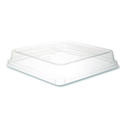ECOEPSCS9SLID Renewable and Compostable Lids, 8.8 x 8.8 x 1.64, Clear, Plastic, 200/Carton