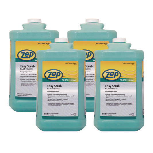 ZPP1049469 Industrial Hand Cleaner, Easy Scrub, Lemon Scent, 1 gal Bottle, 4/Carton