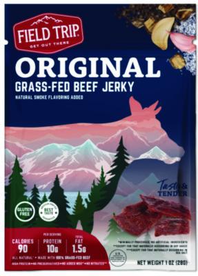 FLTFLD00503 Beef Jerky, Original, 1 Oz Bag, 12 Bags/carton