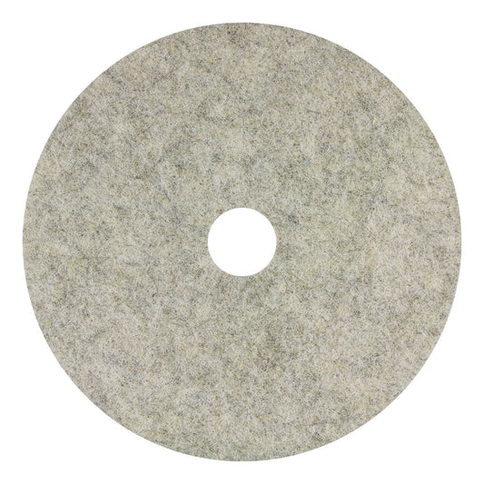 AM7402059 Combo Burnishing Pad, 28" Diameter, Gray, 5/Carton