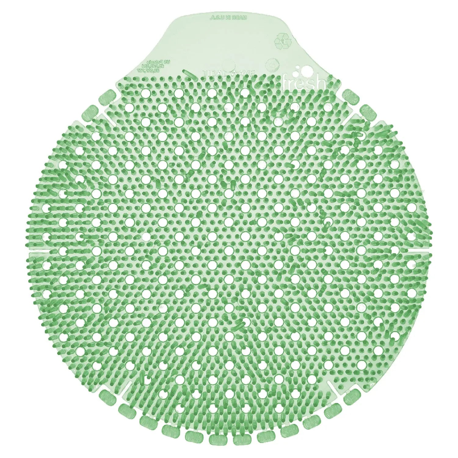 FRSTWDSCM Tidal Wave, Urinal Screens, Cucumber Melon Scent, Green, 0.42 oz, 6/Box Fresh Products