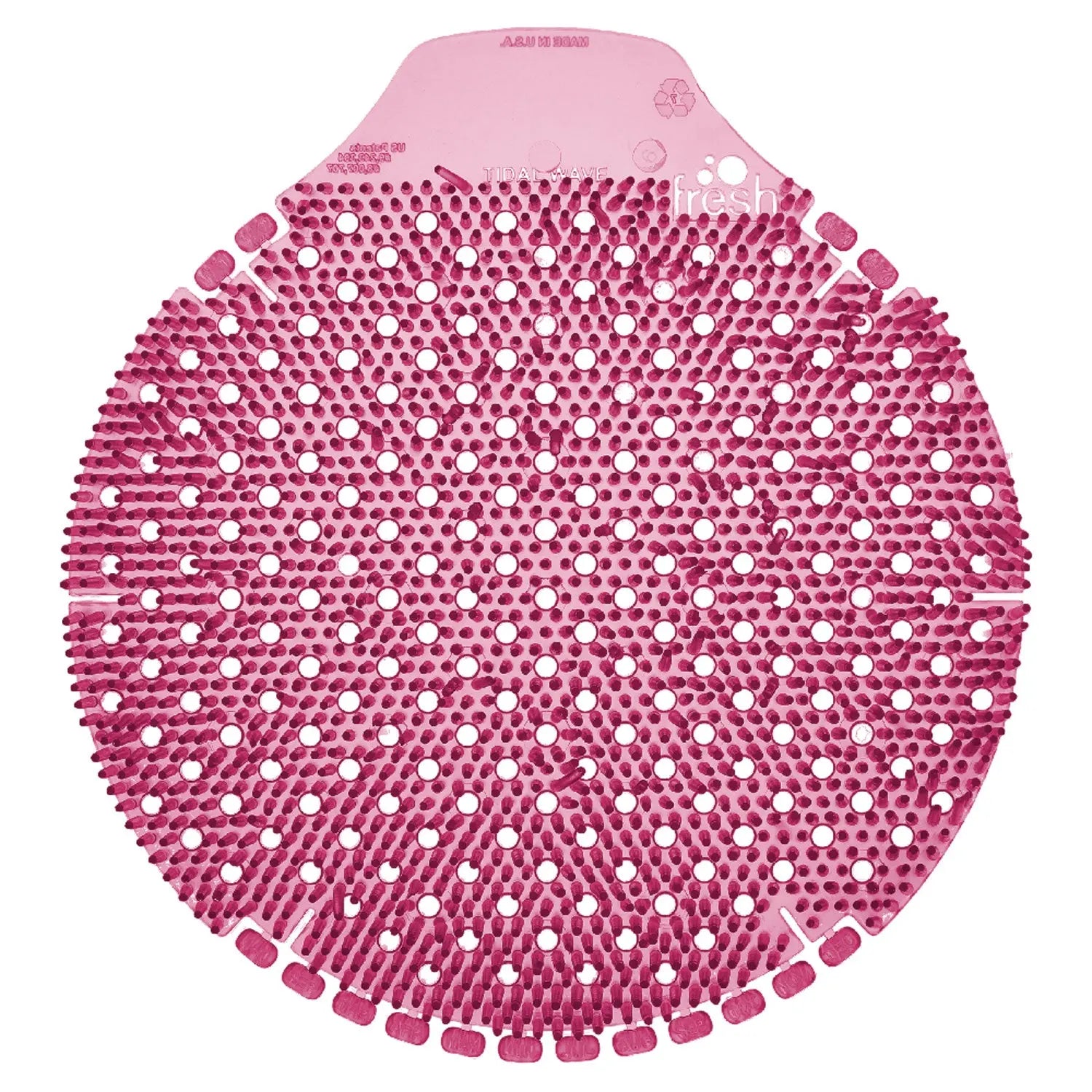 FRSTWDSSA Tidal Wave, Urinal Screen, Apple Scent, Red, 0.42 oz, 6/Box Fresh Products