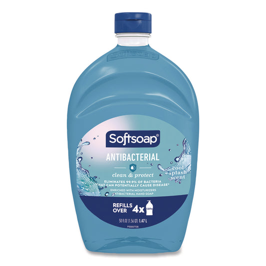 CPC61031016EA Antibacterial Liquid Hand Soap Refill, Cool Splash, 50 oz Bottle