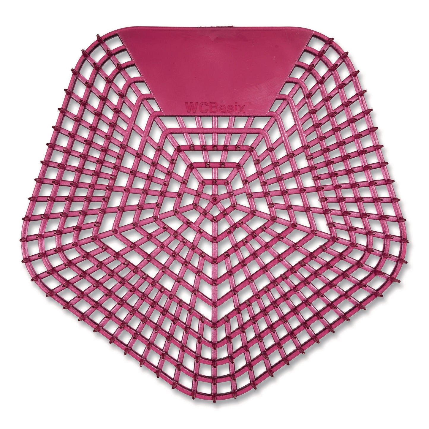 BWK1007 Anti-Splash Urinal Screen, Apple Cinnamon Scent, Red, 0.11 oz, 10/Box