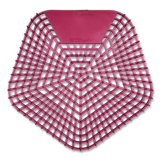 BWK1007 Anti-Splash Urinal Screen, Apple Cinnamon Scent, Red, 0.11 oz, 10/Box