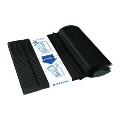 DXEDUSSPR5 SmartStock Tri-Tower Dispensing System Cutlery, Mediumweight Spork, Plastic, Black, 40/Pack, 24 Packs/Carton